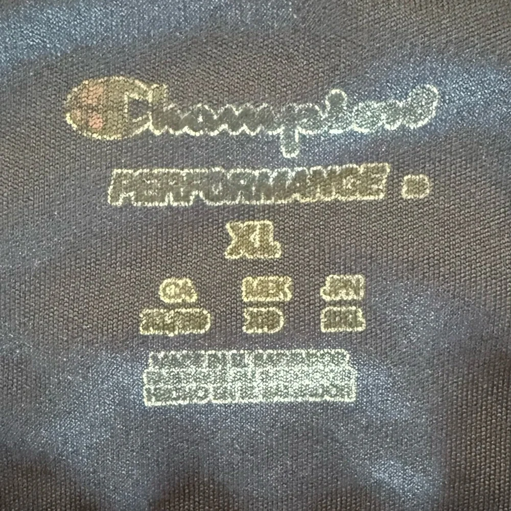 Champion Performance Men's Navy Athletic Moisture Wicking‎ T-Shirt XL
